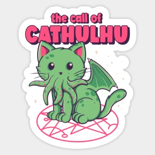 Cathulhu Sticker